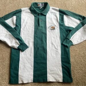 Vintage Ohio University Long Sleeve Polo
